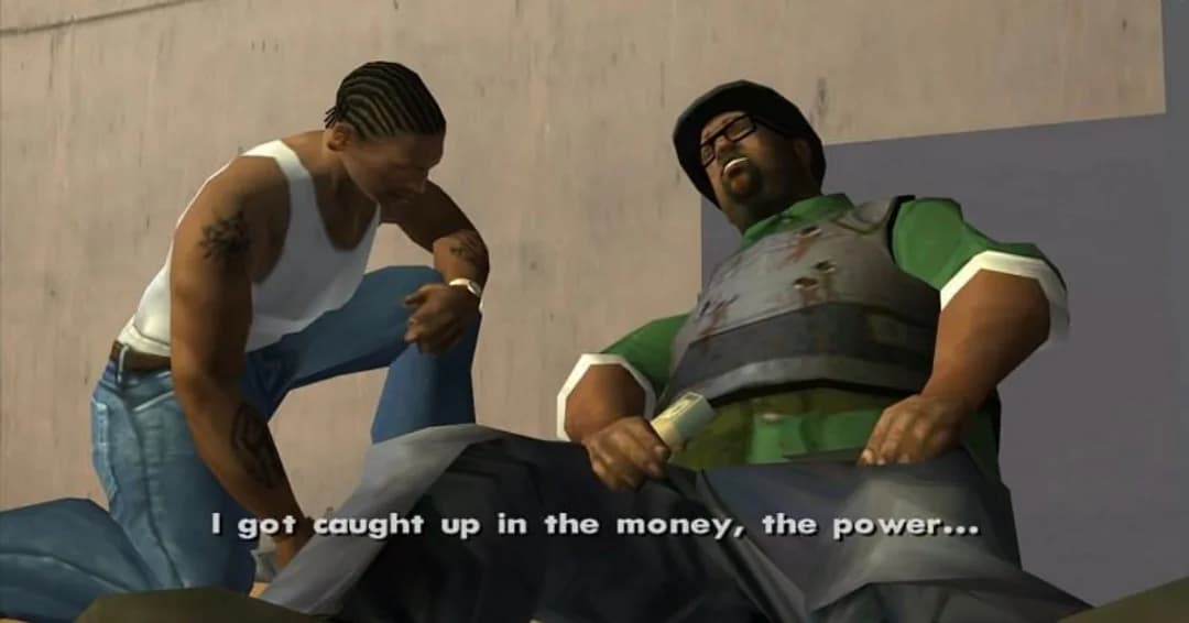 Big Smoke Betrayal Scene from GTA San Andreas